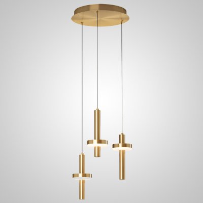 Подвесной светильник FALKA MORE A Gold Диск ImperiumLoft 212304-23