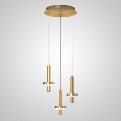 Подвесной светильник FALKA MORE B Gold Диск ImperiumLoft 212305-23