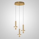 Подвесной светильник FALKA MORE B Gold Диск ImperiumLoft 212305-23