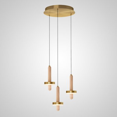 Подвесной светильник FALKA MORE B Brown Диск ImperiumLoft 212306-23