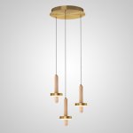 Подвесной светильник FALKA MORE B Brown Диск ImperiumLoft 212306-23