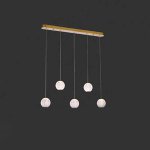 Подвесной светильник STORMS MORE L5 Gold Планка ImperiumLoft 212327-23