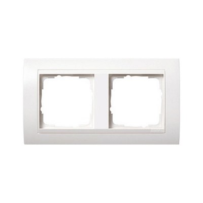 Gira EV Матово-Бел/глянц.бел Рамка 2-ая (G212327)