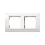 Gira EV Матово-Бел/глянц.бел Рамка 2-ая (G212327)