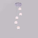 Подвесной светильник STORMS MORE L5 Chrome Диск ImperiumLoft 212329-23