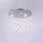 Подвесной светильник STORMS MORE L17 Chrome Диск ImperiumLoft 212334-23