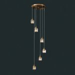 Подвесной светильник DORA MORE L6 Диск ImperiumLoft 212345-23