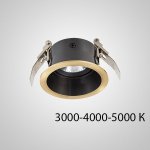 Точечный светильник CALL D6,9 Black Трехцветный свет ImperiumLoft 212398-23