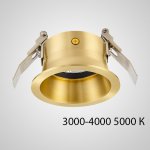 Точечный светильник CALL D9 Brass Трехцветный свет ImperiumLoft 212406-23