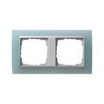 Gira EV Матово-зелёный/алюминий Рамка 2-ая (G21251)