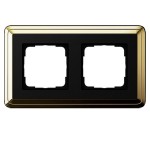 Gira ClassiX Латунь/Черный Рамка 2-ая (G212632)