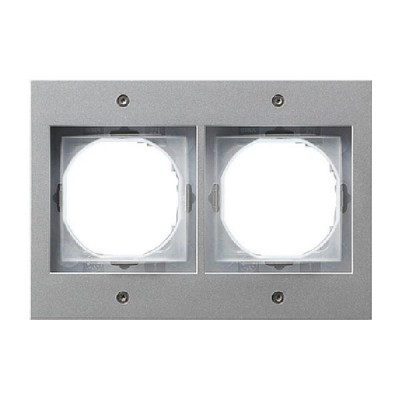 Gira TX-44 Алюминий Рамка 2-ая (G21265)