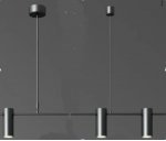 Подвесной светильник ADIS Black ImperiumLoft 212661-26