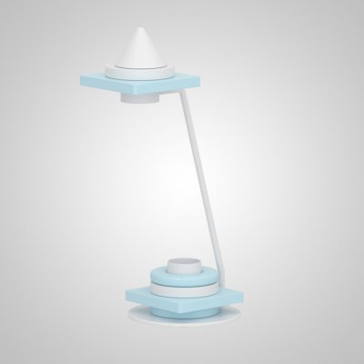Настольная лампа KIRKE Blue Конус ImperiumLoft 212688-23