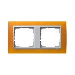 Gira EV Матово-янтарный/алюминий Рамка 2-ая (G21269)