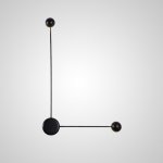 Бра Pin Wall Light C Black ImperiumLoft 212750-22