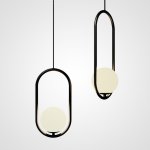 Подвесной светильник Matthew McCormick hoop 40 Chrome MILA Pendant ImperiumLoft 212753-22