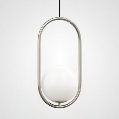 Подвесной светильник Matthew McCormick hoop 40 Chrome MILA Pendant ImperiumLoft 212753-22 Подвесной светильник Matthew McCormick hoop 40 Chrome MILA Pendant ImperiumLoft 212753-22