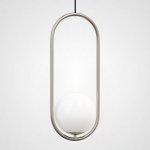 Подвесной светильник Matthew McCormick hoop 50 Chrome MILA Pendant ImperiumLoft 212754-22