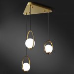 Потолочное крепление из металла треугольной формы CEILING MOUNT 7 white ImperiumLoft 212758-26