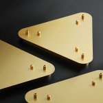 Потолочное крепление из металла треугольной формы CEILING MOUNT 7 white ImperiumLoft 212758-26