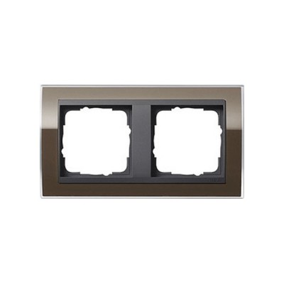 Gira EV CL Коричневый/антрацит Рамка 2-ая (G212768)