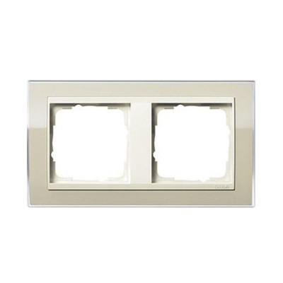 Gira EV CL Песочный/Крем глянц Рамка 2-ая (G212771)