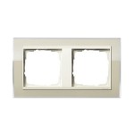 Gira EV CL Песочный/Крем глянц Рамка 2-ая (G212771)