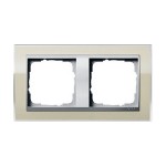 Gira EV CL Песочный/Алюминий Рамка 2-ая (G212776)