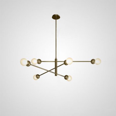Люстра на штанге SALME L6 A Gold ImperiumLoft 212777-26 Люстра на штанге SALME L6 A Gold ImperiumLoft 212777-26