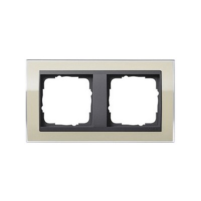 Gira EV CL Песочный/антрацит Рамка 2-ая (G212778)