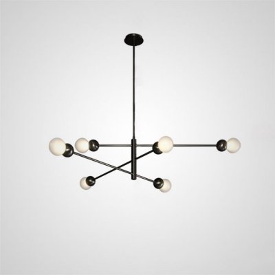 Люстра на штанге SALME L6 B Black ImperiumLoft 212779-26