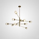 Люстра на штанге SALME L10 B Gold ImperiumLoft 212786-26