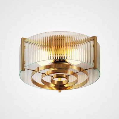 Потолочная люстра из рельефного стекла LUSSA D48 ImperiumLoft 212797-26