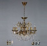 Люстра Ambiente 2128/6 PB New Leaf