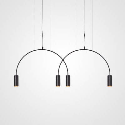Подвесной светильник ARC 4 Black ImperiumLoft 212840-26
