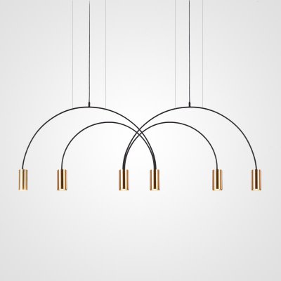 Подвесной светильник ARC 6 Gold ImperiumLoft 212842-26