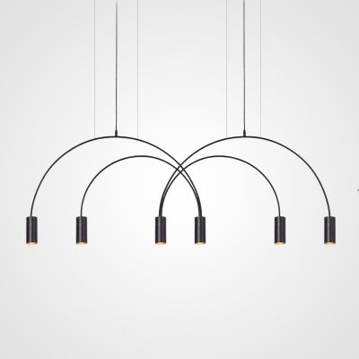 Подвесной светильник ARC 6 Black ImperiumLoft 212843-26 Подвесной светильник ARC 6 Black ImperiumLoft 212843-26