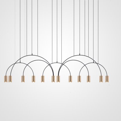 Подвесной светильник ARC 12 Gold ImperiumLoft 212846-26 Подвесной светильник ARC 12 Gold ImperiumLoft 212846-26