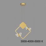 Подвесной светильник BABETTA GEOMETRY A Brass Трехцветный свет ImperiumLoft 212856-23