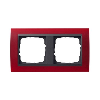 Gira EV Матово-красный/антрацит Рамка 2-ая (G21288)
