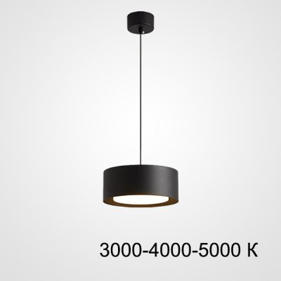 Подвесной светильник SIGGEN Black Трехцветный свет ImperiumLoft 212930-23