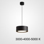 Подвесной светильник SIGGEN Black Трехцветный свет ImperiumLoft 212930-23