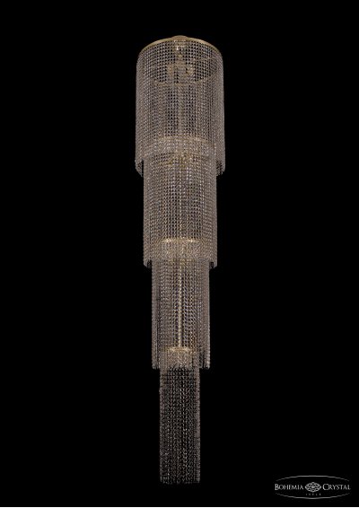Люстра хрустальная большая Bohemia Ivele 2130/50-230/G