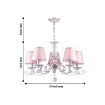 Подвесная люстра Favourite 2131-5P Kokette