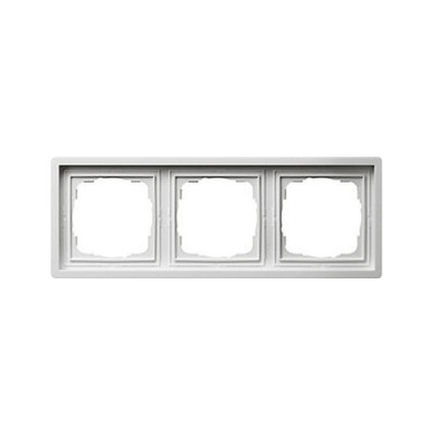 Gira F100 Бел глянц Рамка 3-ая (G213112)