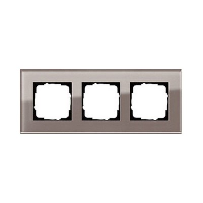 Gira ESP Дымчатое стекло Рамка 3-ая (G213122)