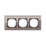 Gira ESP Дымчатое стекло Рамка 3-ая (G213122)