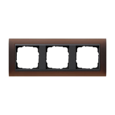 Gira EV Матово-коричневый/антрацит Рамка 3-ая (G21313)
