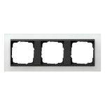 Gira EV Матово-Бел/антрацит Рамка 3-ая (G21324)